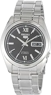 Seiko Automatic Black Dial Men's Watch SNKL55K1, Black/Skeleton, Self Winding Automatic,Automatic Watch