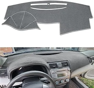 REMOCH for Toyota Camry Accessories 2007 2008 2009 2010 2011 Dash Cover Dashboard Cover Mat Custom Fit Center Console Cover Sunshield Protector Pad（Gray）