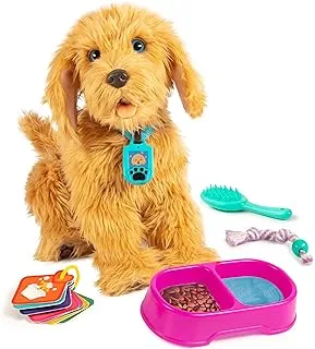 My Fuzzy Friend Moji Interactive Labradoodle - Plush Interactive Dog Toy for Boys and Girls, Loveable and Lifelike Companion Pet