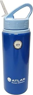 Water Bottle Sipper Aluminium Blue 0.6 L