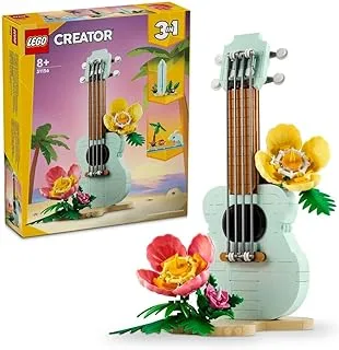 مجموعة ألعاب مكعبات البناء LEGO® Creator 3in1 Tropical Ukulele 31156؛ ألعاب للأولاد والبنات والأطفال (387 قطعة)