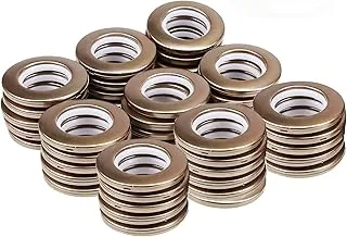 LANDGOO 48 Pack Plastic Curtain Grommets 40mm Drapery Grommet Inner Diameter (1-9/16