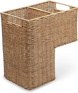 KOUBOO Wicker Step Basket, Natural