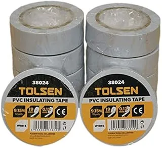 Tolsen PVC Insulating Tape, 19 mm Size, Red