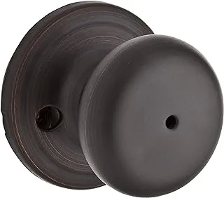 Kwikset Corporation 97300-872 Kwikset Hancock Bed/Bath Knob in Venetian Bronze