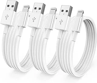 3 Pack[ Apple MFi Certified ] iPhone Charger 3ft, Lightning to USB Cable 3 Feet, Fast Apple Charging Cable Cord 3 Foot for iPhone 14 Pro Max/13 Pro Max/12 Mini /11 Pro/11/XS/XR/8/7/6s/6/5S/iPad/Air.