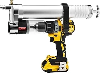 ATIVERE Grease Gun Drill Adapter, Pneumatic Tool, Electric Drills, Impact Drivers Universal Conversion Gun Head