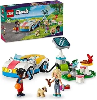 مجموعة سيارات وشاحن كهربائية من LEGO® Friends 42609 لبنات البناء؛ ألعاب للأولاد والبنات والأطفال (170 قطعة)