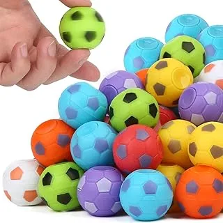 SNAPTRON Party Favors For Kids Birthday Soccer- 30Pcs Toys Soccer Party Favor for Kids 4-8 Goodie Bag Stuffers Sensory Classroom Class Bulk Halloween Treat Pinata Filler Boy Girl Birthday Party Gift