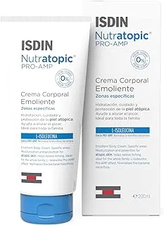 ISDIN Nutratopic®PRO-AMP كريم الجسم المطري (200 مل) | الترطيب والحماية للبشرة التأتبية