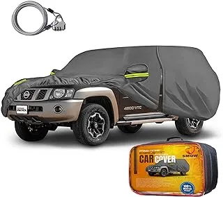 COOLBABY Zipper Car Cover For Nisan Patrol - Full Car Covers - Waterproof Cover UV Scratch-Resistant - Dustproof - Full Protection, Car Cover For SUV, Cover UV Scratch-Resistant (210 x 77 x 63)