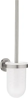 GROHE Toilet Brush Set, Steel,41185DC0