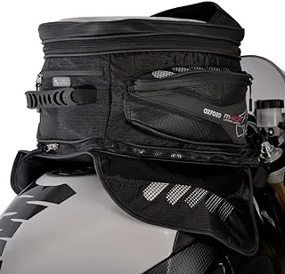 Oxford OL205 Black 40 L Tank Bag (M40R Magnetic Mount Motorcycle)