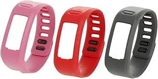 GARMIN VIVOFIT SMALL BANDS PINK RED GRAY