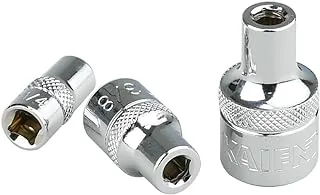 KAIFNT K301 Square Drive Magnetic Bit Holder Socket Adapters, 3-Piece