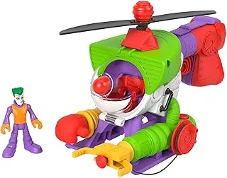 Imaginext DC Super Friends The Joker Robo Copter Toy Robot Figure & Helicopter, 3-Pieces