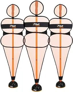 Football Flick Unisex Youth Flick Urban Essentials Set Football Training, Orange,Black, 680mmx380mmx130mm UK