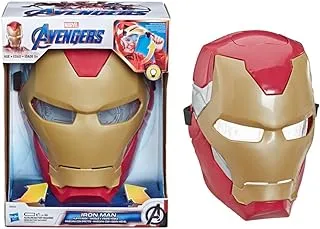 Marvel Avengers Iron Man Flip FX Mask with Flip-Activated Light Effects for Costume and Role-Play Dress Up