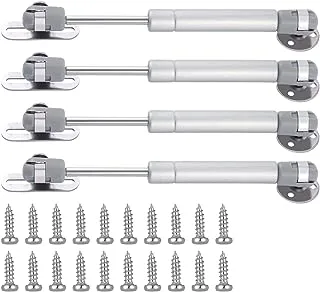 50N Hydraulic Support Cabinet Hinge, Lift Support, Soft Close Lid Supports & Buffer Telescopic Cabinet Door Glue Head Gas Spring Supports 6