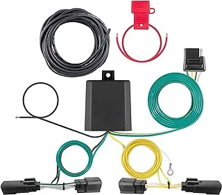 CURT 56473 Vehicle-Side Custom 4-Pin Trailer Wiring Harness, Fits Select Jeep Grand Cherokee, L, Black