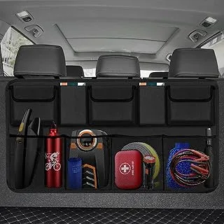 Snuopfy Car Trunk Organizer, Backseat Hanging Organizer with 9 Large Storage Bag Super Capacity for SUV,Truck,Van -Your Space Saving Expert