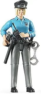 Police Woman, Light Skin, Accessories Toy Figure - Police Officer Pretend Play for Boys and Girls 3-8 Years Old - Realistic Police Officer Fun