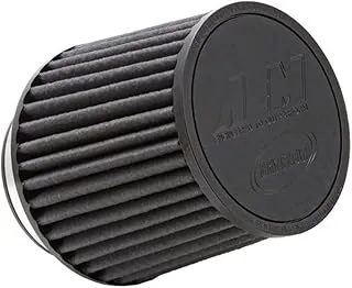 AEM 21-204BF Universal DryFlow Clamp-On Air Filter: Round Tapered; 3.5 in (89 mm) Flange ID; 5.25 in (133 mm) Height; 6 in (152 mm) Base; 5.125 in (130 mm) Top