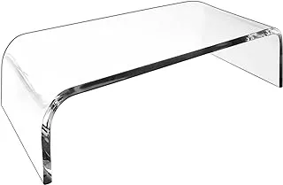 BPA® Premium Acrylic Monitor Stand, Monitor Stand for Home & Office, size : 11.7x7.5x3.2 inches, clear