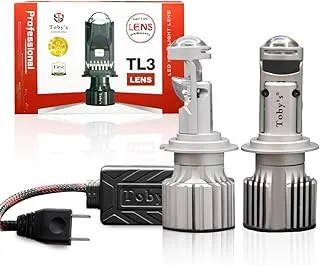 Toby’s New TL3 H7 Led Headlight Bulbs with Mini Projector Lens, High/Low beam and enhanced high beam DC12V 6500K white light