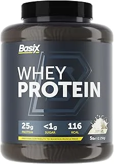 BASIX Whey Protein Vanilla Whip، 5 رطل