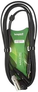 Bespeco EAYMS2MX300 3.5mm-Male to 2XLR-Male Cable, 3 Meter Length