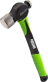 Arcan 500 GM/16 OZ Ball Peen Hammer 297MM 5G Fiberglass Handle with Rubber Grips and Drop Forged Heads (AH16BP)