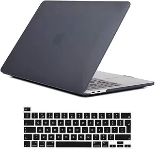 AWH Hard Shell Case for MacBook Pro 16 Inch, Soft-Touch Cover for MacBook Pro A2141, Cover for MacBook Pro 2020-2019 with Touch Bar, Ultra Thin, Protective Cover for MacBook, Frosted Black.