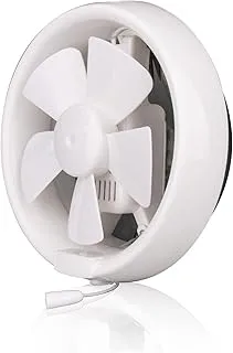 MODI Exhaust Fan 6 inch for Indoor -15 W | Ultra Quiet Wall Exhaust Fan Ventilator | Wall Mounted Round Ventilating Fan for Kitchen, Office, Bathroom