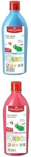 FABER-CASTELL Paints 500Ml Sky Blue + Paints Bottle Pink 0.5L