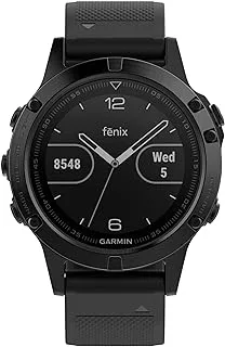 GARMIN FENIX 5 GPS WATCH SAPPHIRE GRANITE BLACK BAND