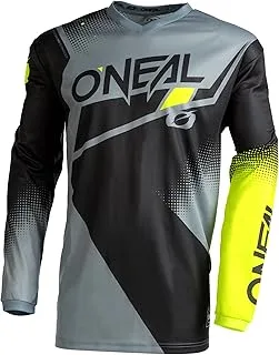 جيرسي O'Neal Element Racewear، أسود/رمادي/أصفر XXL