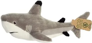 AURORA, 35017, Eco Nation Blacktip Shark, 15In, Soft Toy, White & Grey