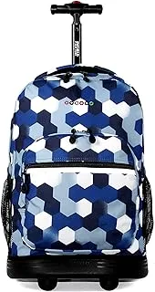 J World New York unisex-adult Sunrise Rolling Backpack