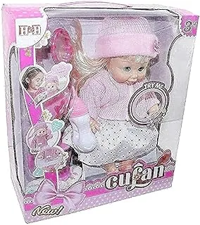 H & H Baby Doll with Various Accessories Playset for Girls