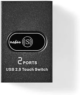 NEDIS CSWI6002BK 2-Port | USB Switch | Black