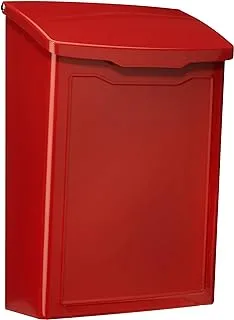 Architectural Mailboxes 2681R Marina Wall Mount Mailbox, Small, Red