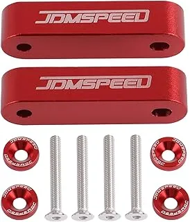 JDMSPEED Anodized Red Hood Spacer Hood Riser 3/4