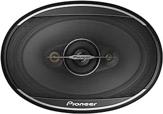 Pioneer TS-A6968S 450W Max/90W RMS 4-Way Speaker, 9-Inch Length x 6-Inch Height, Black