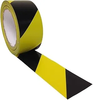 Vaultex Warning Tape (Yellow and Black, 70mm X 250m)