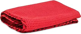 Chemical Guys MIC707 Waffle Weave Glass and Window Microfiber Towel, Red (24