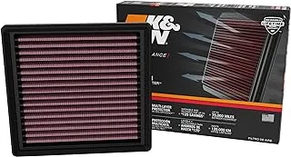 K&N Engine Air Filter: High Performance, Premium, Washable, Replacement Filter: Compatible with 2018-2023 Lexus LC500/LS500 Hyundai Elantra N, 33-5133