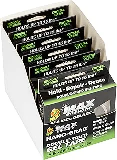 Duck Brand Max Strength Nano-Grab Gel Nano Tape, 0.94