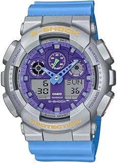 Casio G-Shock Analog-Digital Resin Band Watch GA-100EU-8A2DR