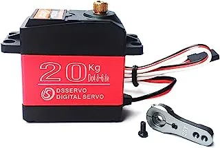 ANNIMOS 20KG Digital Servo High Torque Full Metal Gear Waterproof for RC Model DIY, DS3218MG,Control Angle 270°